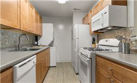 Contemporary Kitchen Style with Vinyl Plank Flooring