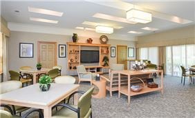 Community Building Interior