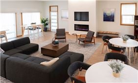 Community Building Interior