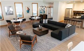 Community Building Interior