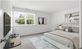 Primary Bedroom in a 3-Bedroom Floor Plan