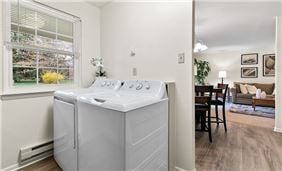 Washer and Dryer in Two-Bedroom Apartment