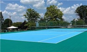 Private Community Tennis and Pickleball Court