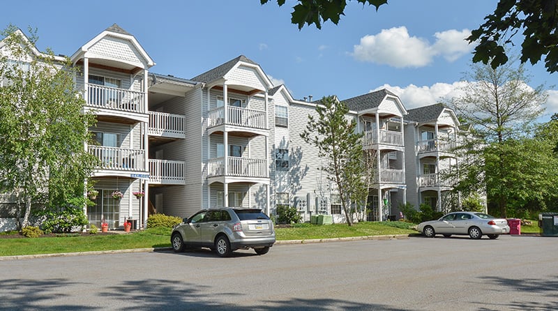 Exterior view of East Mountain Apatments at Manor Communities, Wilkes-Barre/Pennsylvania