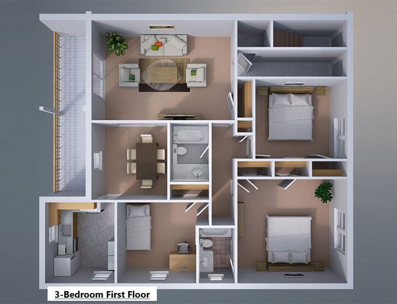 Floor of Gateway Apatments at Manor Communities, Wilkes-Barre/Pennsylvania
