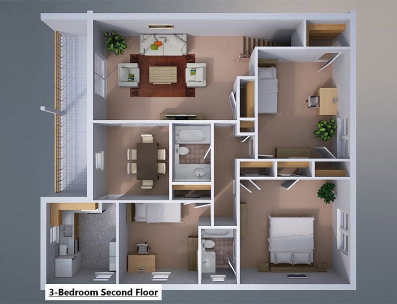 Floor of Gateway Apatments at Manor Communities, Wilkes-Barre/Pennsylvania