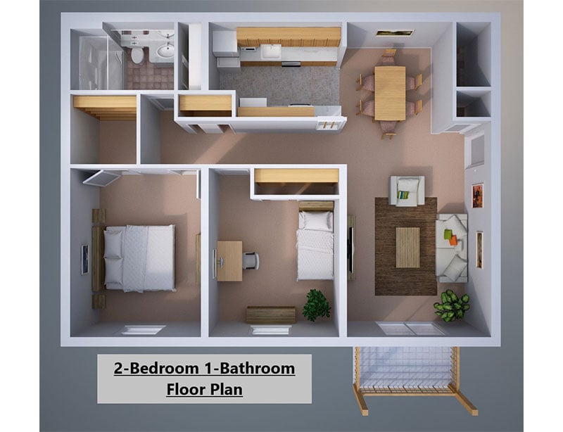 California Apartments Floor Plan