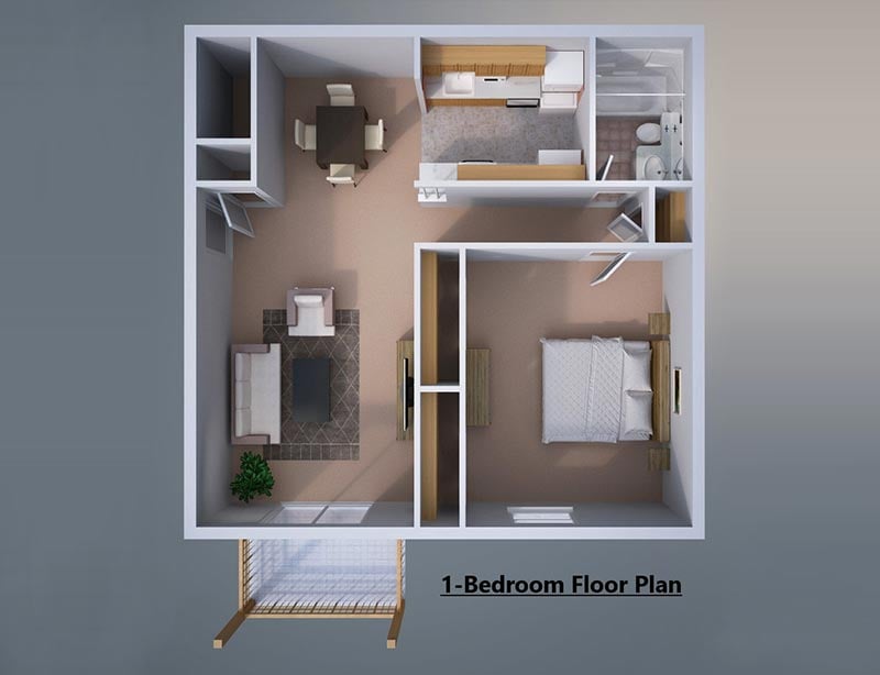East Mountain Apartments Floor Plan