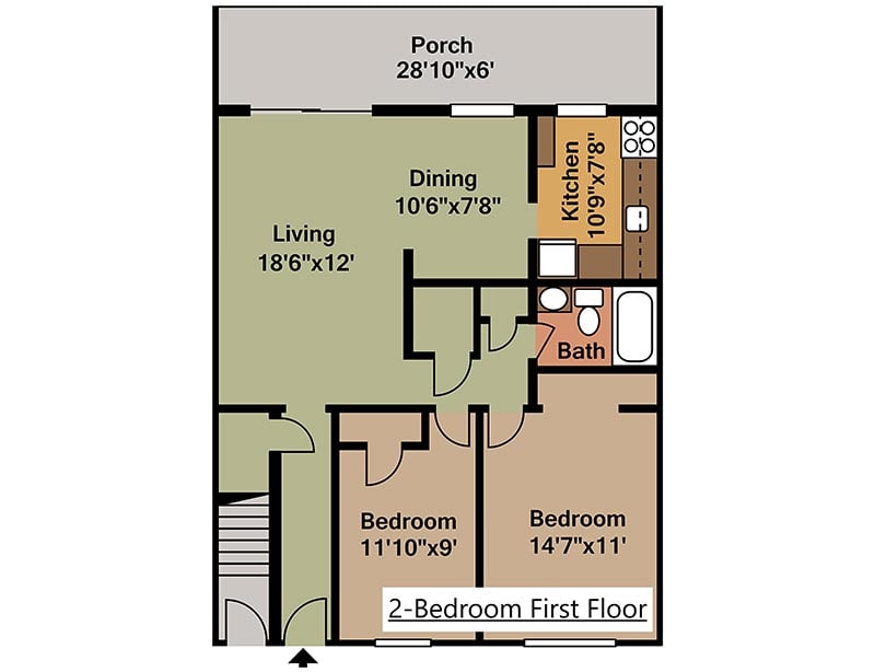 Floor of Gateway Apatments at Manor Communities, Wilkes-Barre/Pennsylvania