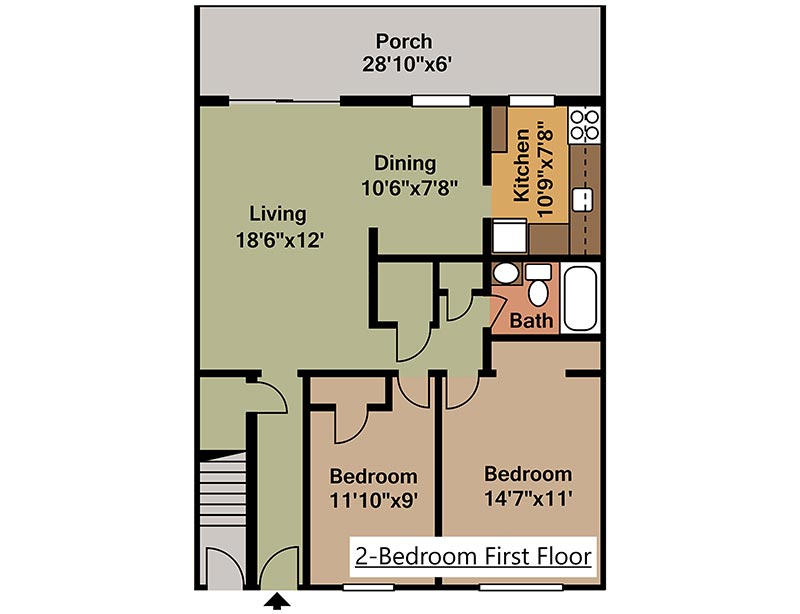 Floor of Gateway Apatments at Manor Communities, Wilkes-Barre/Pennsylvania