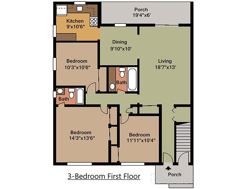 Floor of Gateway Apatments at Manor Communities, Wilkes-Barre/Pennsylvania