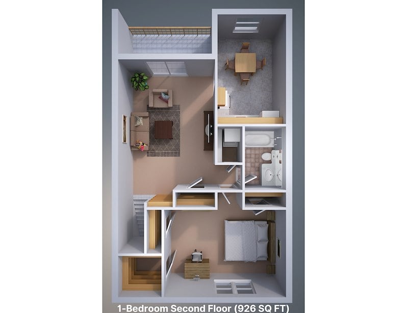Floor Plan of Springetts Apartments