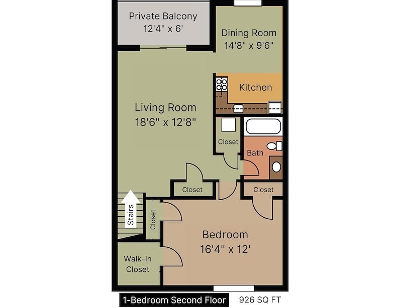 Floor Plan of Springetts Apartments