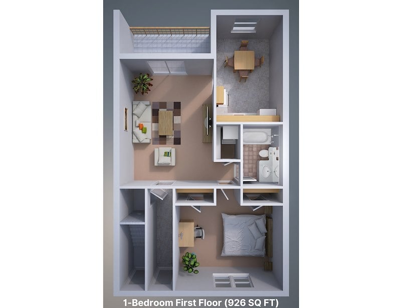 Floor Plan of Springetts Apartments