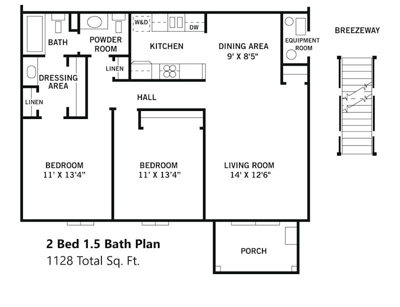 California Apartments Floor Plan