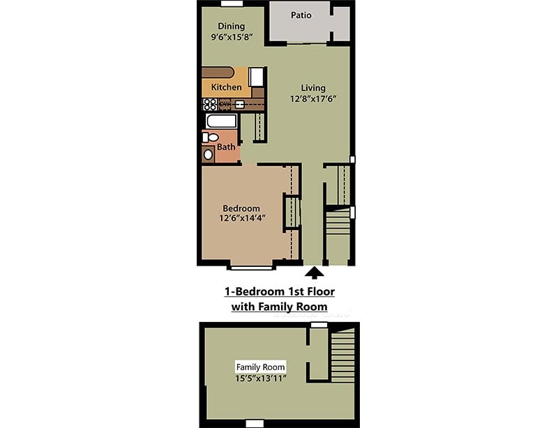Powder Mill Apartments Floor Plan