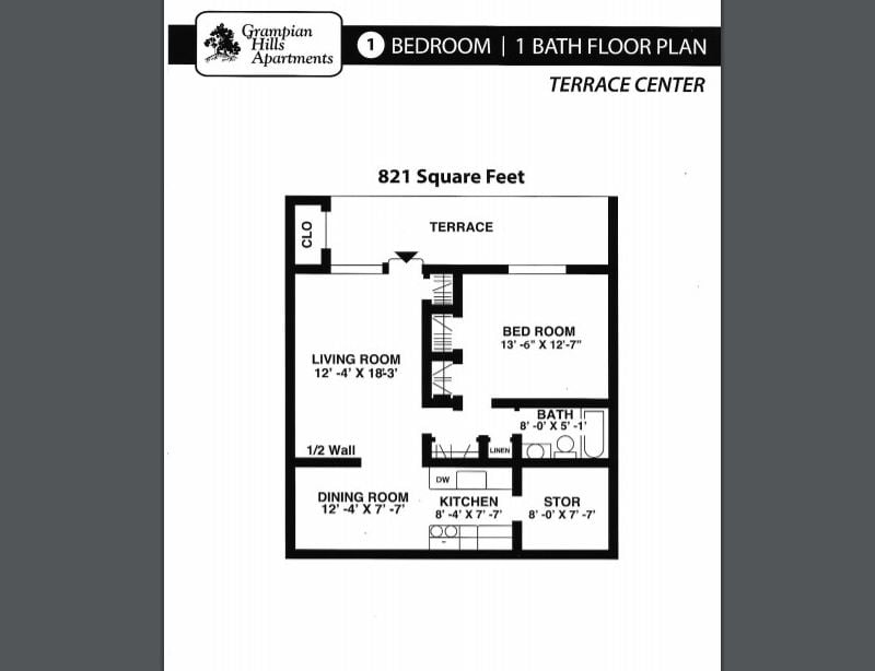 Grampian Hills Apartments Floor Plan