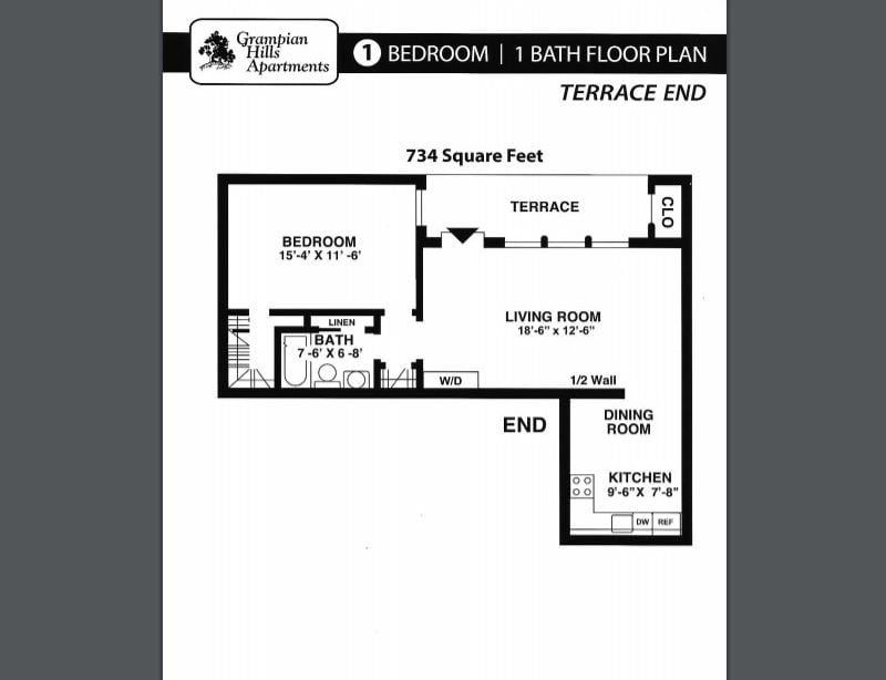 Grampian Hills Apartments Floor Plan