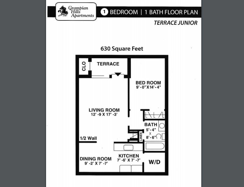 Grampian Hills Apartments Floor Plan