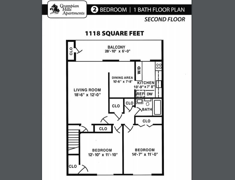 Grampian Hills Apartments Floor Plan