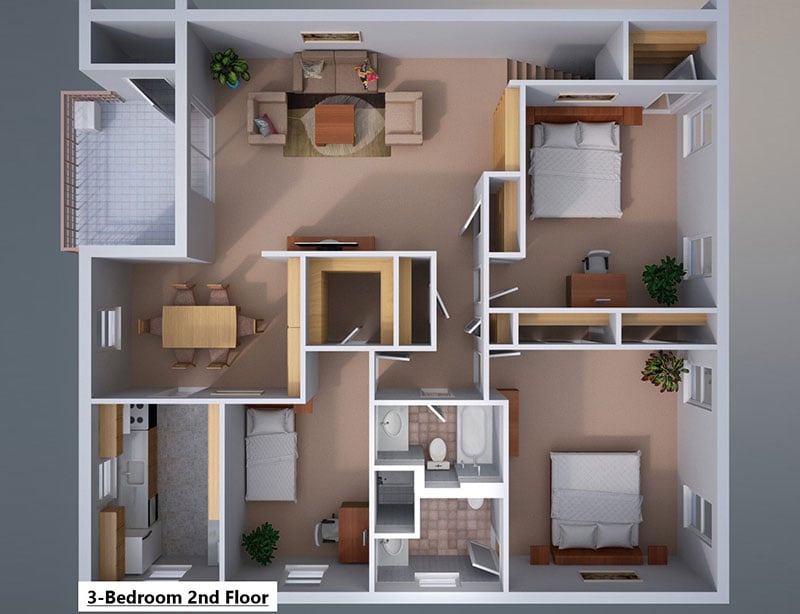 Powder Mill Apartments Floor Plan