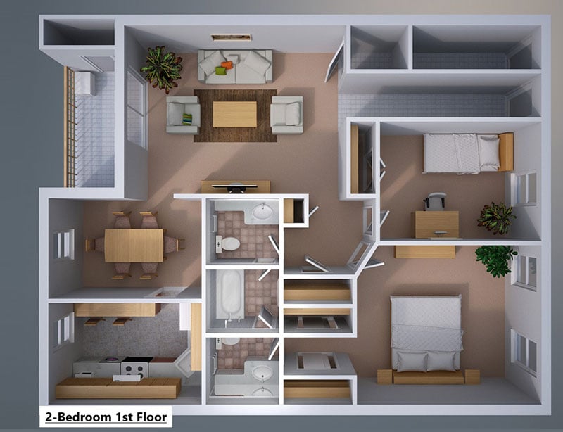 Powder Mill Apartments Floor Plan