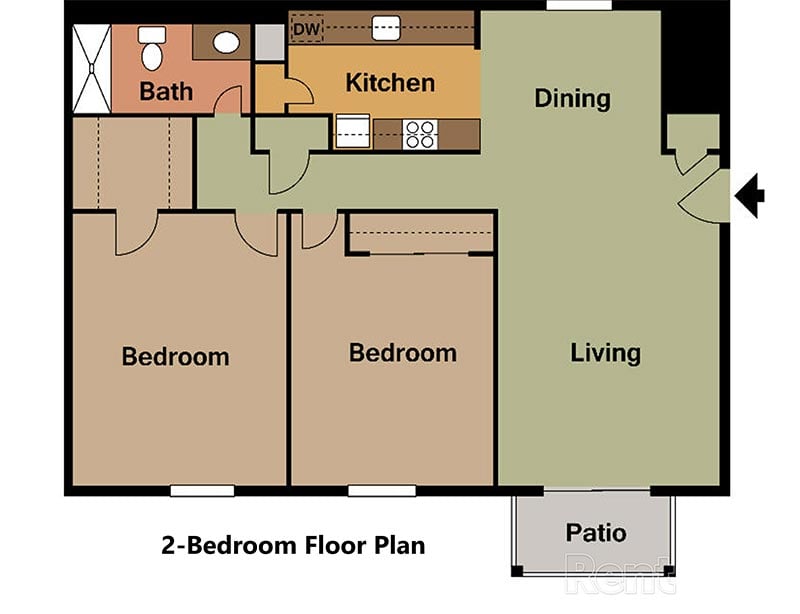 East Mountain Apartments Floor Plan