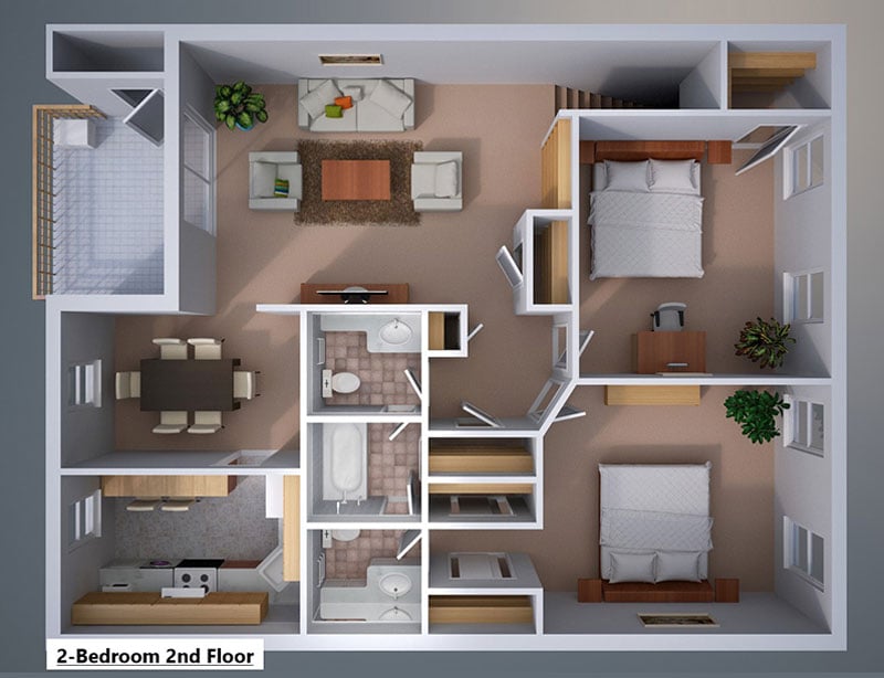 Powder Mill Apartments Floor Plan