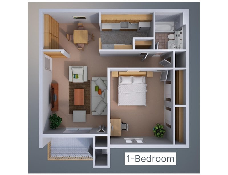 Pikeview Manor Apartments Floor Plan