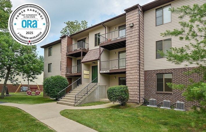 Exterior of Country Club Apartments at Manor Communities, Huntington/West Virginia
