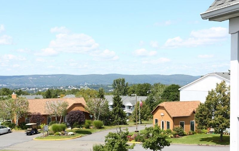 River view of East Mountain Apatments at Manor Communities, Wilkes-Barre/Pennsylvania